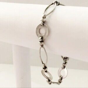 Cookie Lee Silver Tone Toggle Bracelet